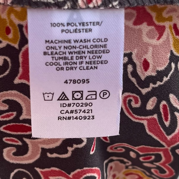 LOFT polyester Fitted Short Sleeve Blouse - Picture 5 of 5